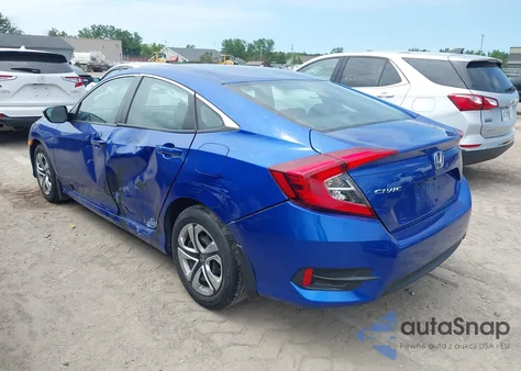 2017 Honda Civic Lx из США, поврежденный, VIN 19XFC2F57HE010799